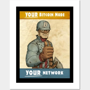 Captain Bitcoin Posters and Art